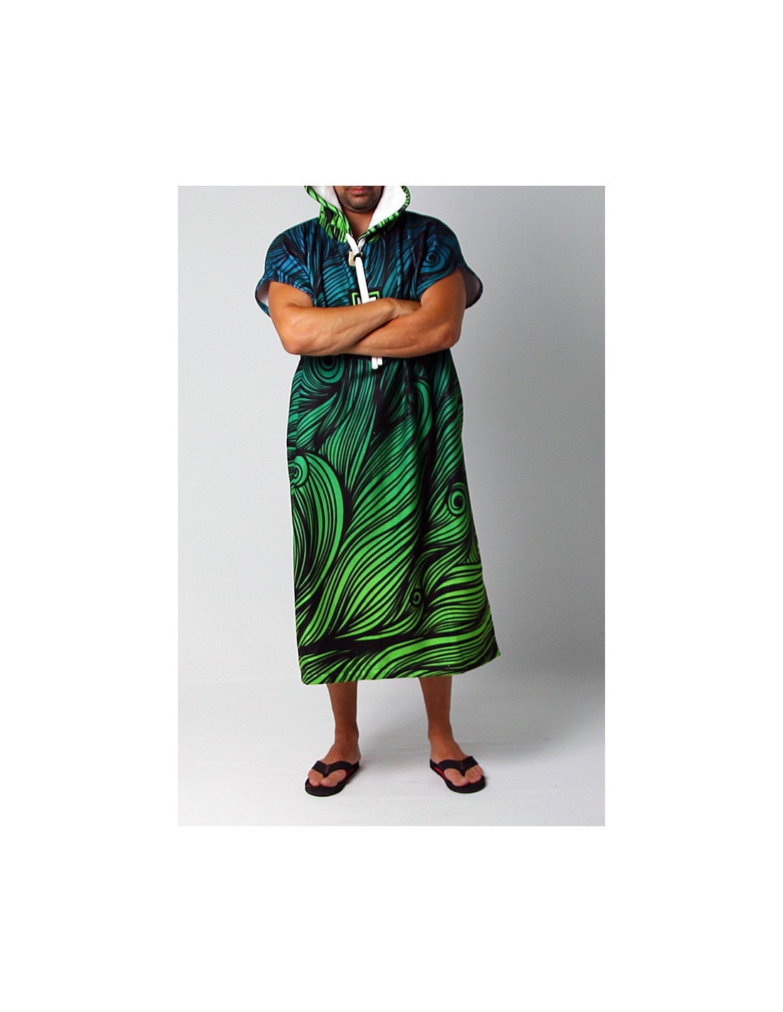 ПОНЧО MAZE WAVES BLUE